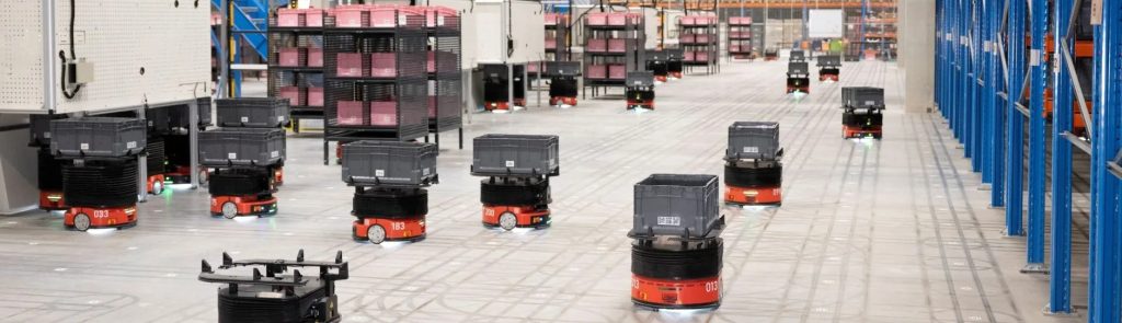 AGVs communicating OpenSafety over wireless