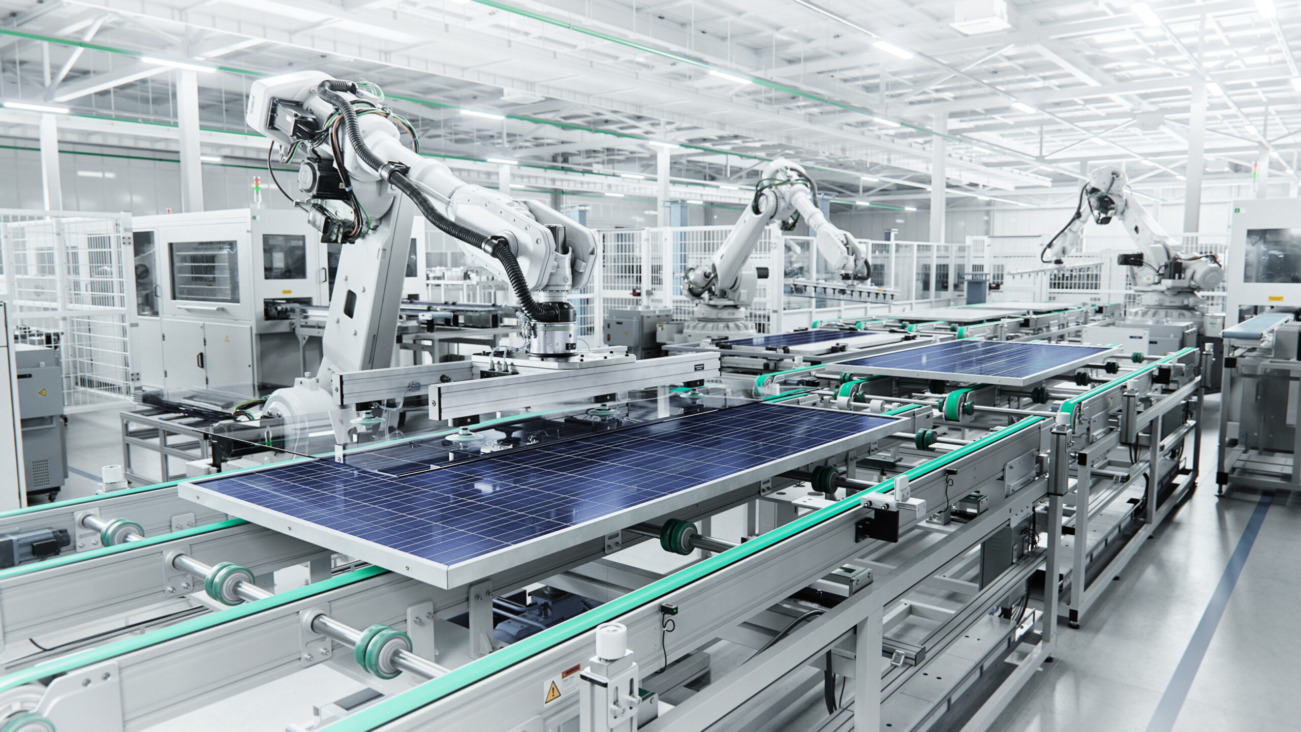 Robotic arms in manufacturing controlled over industrial wireless